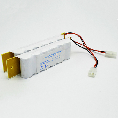 แบตเตอรี่ OEM สําหรับแสงฉุกเฉิน พร้อมแบตเตอรี่ PCM Ni-Cd SC1800mAh 7.2V 12.96Wh SBS Type