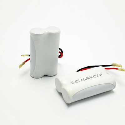 แบตเตอรี่ไฟฉุกเฉิน OEM 2.4V Ni-Mh AA1500mAh ระยะเวลาการใช้งานแบตเตอรี่ยาวนาน แบตเตอรี่ที่สามารถชาร์จใหม่ได้