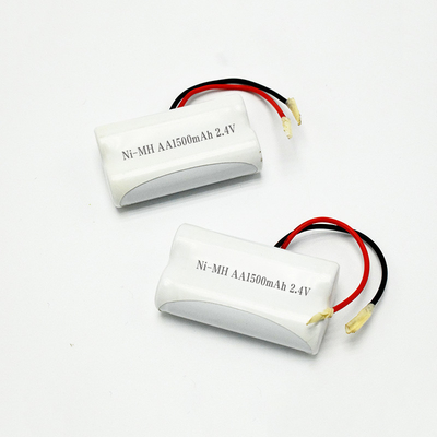 แบตเตอรี่ไฟฉุกเฉิน OEM 2.4V Ni-Mh AA1500mAh ระยะเวลาการใช้งานแบตเตอรี่ยาวนาน แบตเตอรี่ที่สามารถชาร์จใหม่ได้