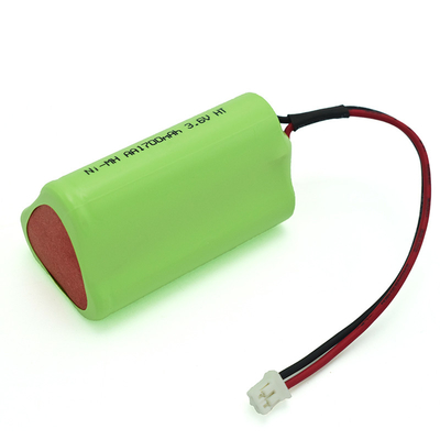 OEM PVC 3.6V Ni-Mh AA1700mAh แบตเตอรี่ชาร์จใหม่ความร้อนสูง