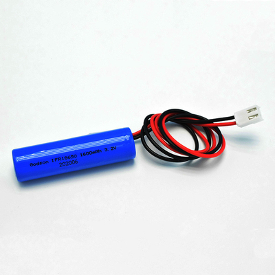 แบบเดียว IFR 18650*1 เซลล์ด้วย PCM 1.6Ah 3.2V LiFePO4 แบตเตอรี่กระบอก