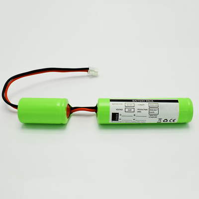 0.1C ชาร์จใหม่ได้ 3.6 V Ni Mh ชุดแบตเตอรี่ C4000mAh 500 รอบรอบ