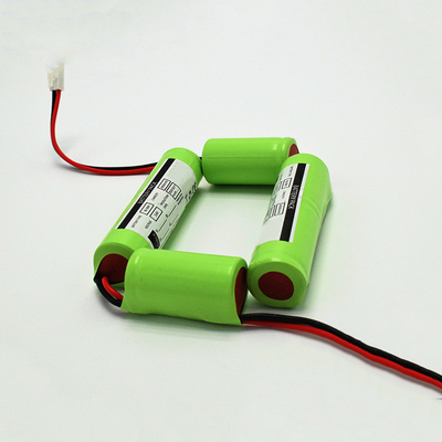 0.1C ชาร์จใหม่ได้ 3.6 V Ni Mh ชุดแบตเตอรี่ C4000mAh 500 รอบรอบ