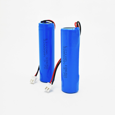 แบตเตอรี่ลิเธียมแบบชาร์จไฟฉุกเฉิน 3.7 V ICR18650 3200mAh