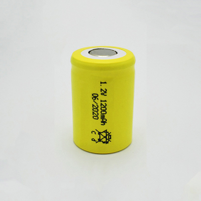 เซลล์แบตเตอรี่นิกเกิลแคดเมียม 1200mAh 1.2 V สำหรับไฟฉุกเฉิน
