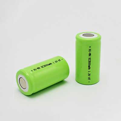 SC 3000 MAh แบตเตอรี่ HT NiMh เซลล์ 1.2V 0.1C ค่ามาตรฐาน