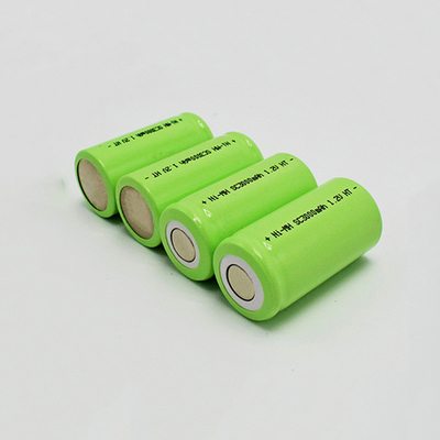 SC 3000 MAh แบตเตอรี่ HT NiMh เซลล์ 1.2V 0.1C ค่ามาตรฐาน
