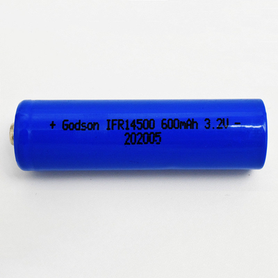 ไฟฉุกเฉิน IFR 14500 LiFePO4 แบตเตอรี่ 3.2 V 600mAh Stick