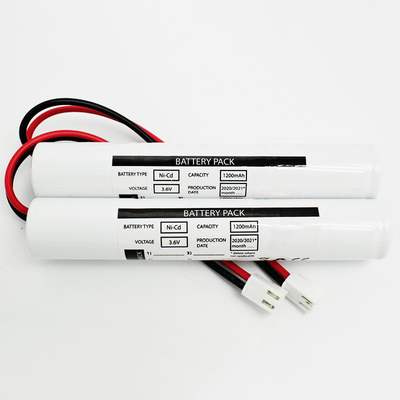 NiCd Sc1200mah 3.6 Volt Battery Stick Type สำหรับไฟฉุกเฉิน