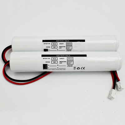 แบตเตอรี่ไฟทางออกฉุกเฉินแบบชาร์จไฟได้ 4000mAh 3.6 V JST VH 2P Connector