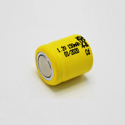 ไฟฉุกเฉินแบตเตอรี่ Ni Cd 1.2 V แบบชาร์จไฟได้ 150mAh Cell