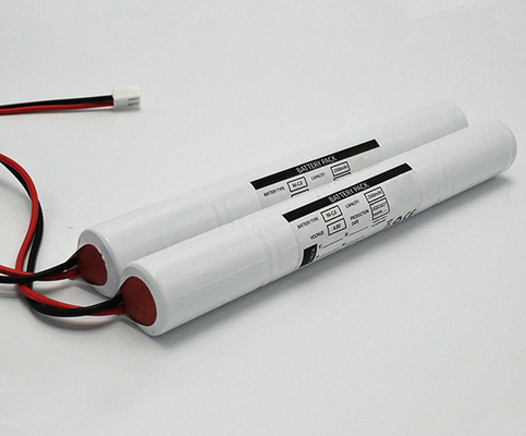 ชุดแบตเตอรี่แบบชาร์จ Ni Cd C2500mah 4.8V สำหรับไฟฉุกเฉิน
