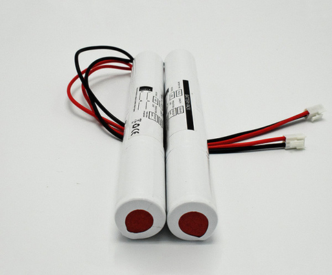 ชุดแบตเตอรี่แบบชาร์จ Ni Cd C2500mah 4.8V สำหรับไฟฉุกเฉิน
