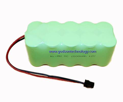 แบตเตอรี่ไฟทางออกฉุกเฉินแบบชาร์จไฟได้แบตเตอรี่ NiMH 12V SC 2500mAh