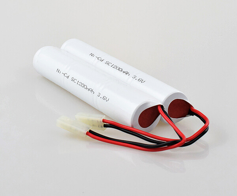 ป้ายทางออกฉุกเฉิน SC 1200mAh NiCd 3.6 V Battery Stick Pack