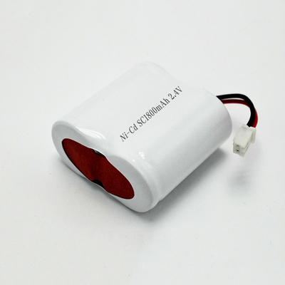 SC1800mah ไฟฉุกเฉิน Ni Cd Battery Pack 2.4 โวลต์แบตเตอรี่