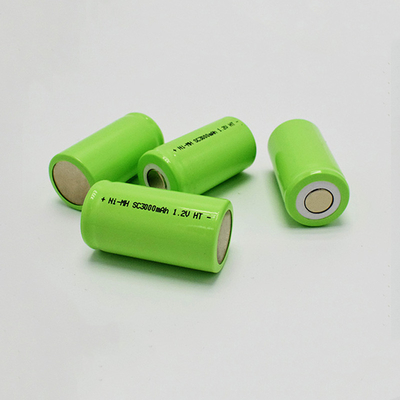 ไฟฉุกเฉินแบตเตอรี่ 3.6 V Ni Mh อุณหภูมิสูง SC3000mAh 1.2V HT Cell