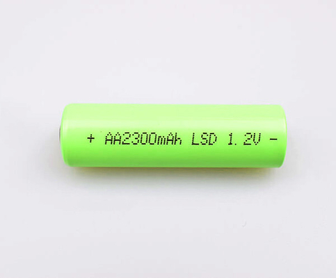 อุณหภูมิสูง 3.6 V Ni Mh เซลล์แบตเตอรี่ AA 2300mAh 1.2V สำหรับไฟฉุกเฉิน