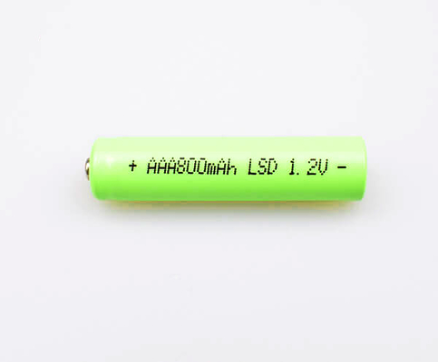 เซลล์แบตเตอรี่ AAA 800mAh 1.2V Ni Mh สำหรับไฟฉุกเฉิน