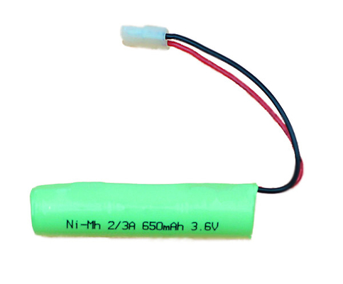 แบตเตอรี่ป้ายทางออกฉุกเฉิน Ni MH 2A 3A 650mAh 3.6V Stick แบตเตอรี่