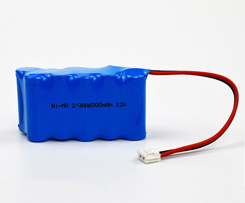 แบตเตอรี่ป้ายออกฉุกเฉินความร้อนสูง Ni-MH 2/3AAA 300mAh 12V