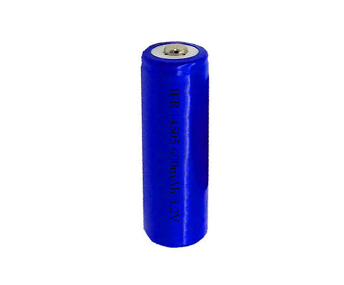 3.2V 14505 แบตเตอรี่ลิเธียม 600 mAh เซลล์สำหรับไฟฉุกเฉิน
