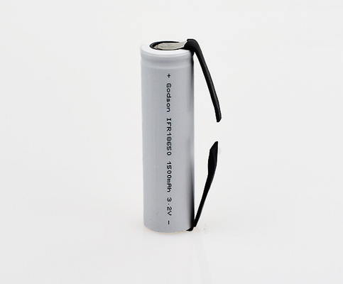 1500mAh 3.2 V แบตเตอรี่ลิเธียมเหล็กฟอสเฟตไฟฉุกเฉิน 18650 แท่งเดียว