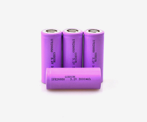 LiFePO4 ไฟฉุกเฉินแบตเตอรี่ลิเธียม 3.2V 3000mAh IFR26650