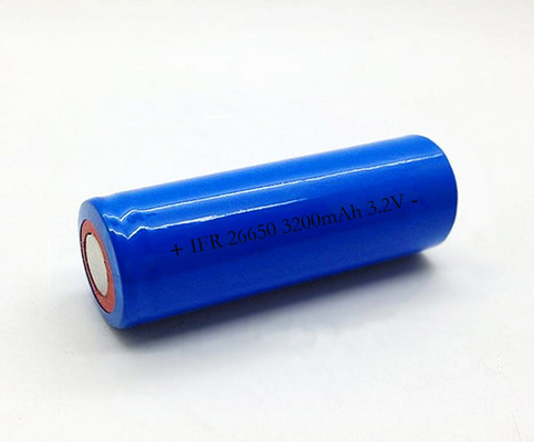 3200mAh 26650 Lifepo4 แบตเตอรี่ 3.2V แท่งเดียวสำหรับไฟฉุกเฉิน