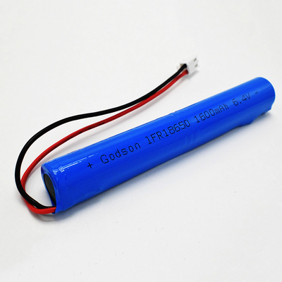 การเปลี่ยนแบตเตอรี่ป้ายทางออกแบบชาร์จได้ 6.4V 1600mAh LiFePO4