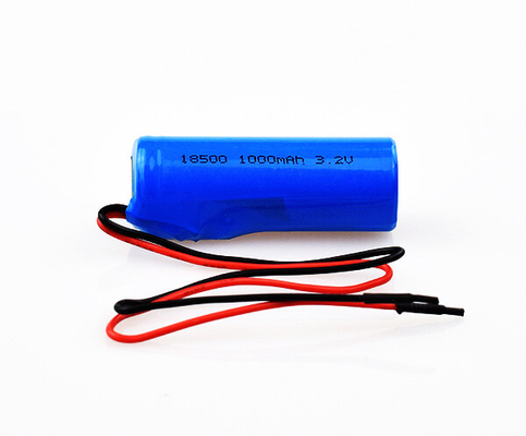 LiFePO4 แบตเตอรี่ลิตยูม สัญญาณทางออกฉุกเฉิน 18500 3.2V 1000mAh