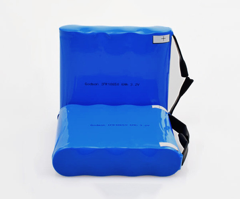 18650 LiFePO4 Exit Light Battery Pack แบบเคียงข้างกัน 3.2V 6000mAh Cells