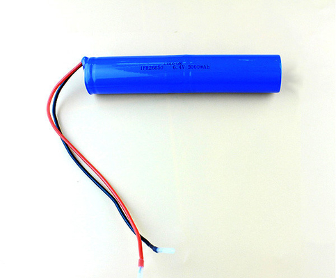 LiFePo4 แบตเตอรี่ลิเธียม IFR26650 6.4 โวลต์ 3000mAh สำหรับไฟฉุกเฉิน