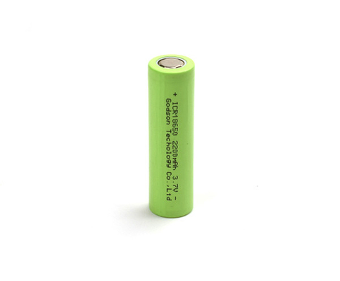 แบตเตอรี่ลิเธียมไอออนแบบรีชาร์จ 2200mAh ICR18650 3.7V ลิเธียมไอออน