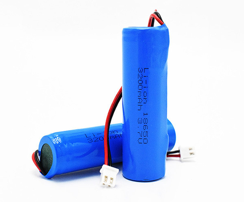 3200 MAh ไฟฉุกเฉินแบตเตอรี่ลิเธียมแจ็คเก็ต PVC ICR18650 3.70V