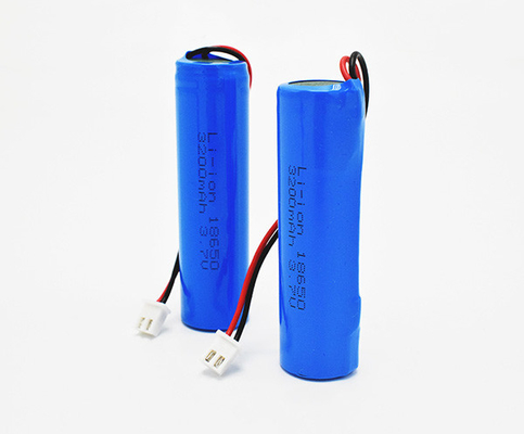 3200 MAh ไฟฉุกเฉินแบตเตอรี่ลิเธียมแจ็คเก็ต PVC ICR18650 3.70V