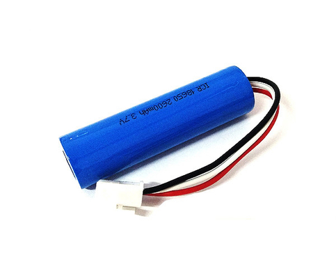 แบตเตอรี่ลิเธียมเหล็ก 2600mAh แบบชาร์จไฟได้ 3.7V ICR18650 Cell