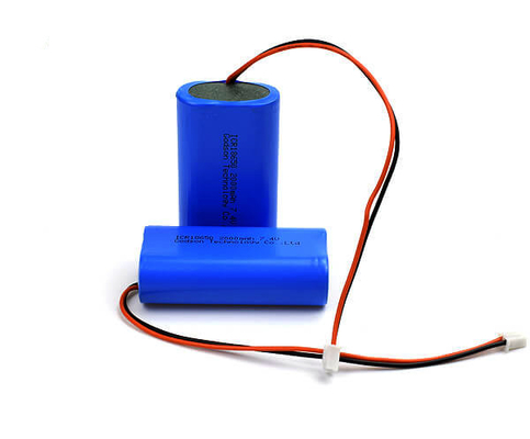 เป็นมิตรกับสิ่งแวดล้อม 7.4 V 2000mah แบตเตอรี่ลิเธียมไอออนแบบรีชาร์จ