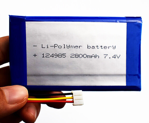 OEM แบตเตอรี่ Li-ion 124985 2800mAh 7.4 V ลิทธิียมพอลิเมอร์ น้ําหนักเบา