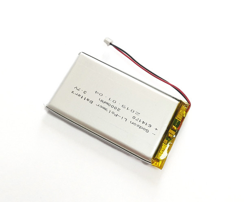 แบตเตอรี่ลิเธียมโพลิเมอร์ 18V 614170 2000mAh สำหรับไฟฉุกเฉิน