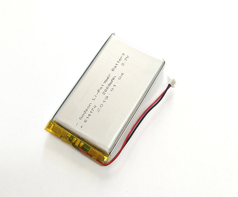 แบตเตอรี่ลิเธียมโพลิเมอร์ 18V 614170 2000mAh สำหรับไฟฉุกเฉิน