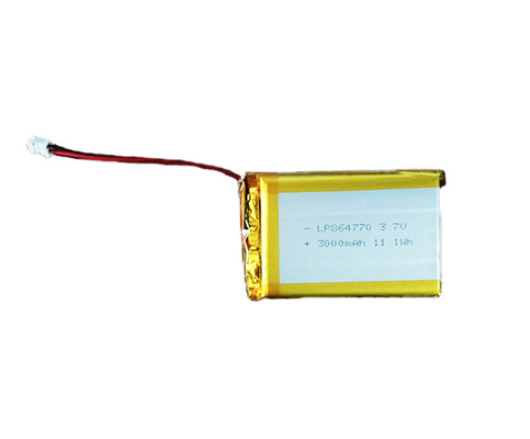 3.7 V แบตเตอรี่ลิเธียมไอออนไฟฉุกเฉิน 3000mAh Lipo Cell