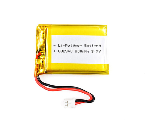 แบตเตอรี่ลิเธียมไอออนความจุสูง 3.7 V 16g 800mAh LP682940