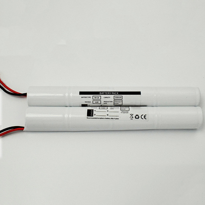 แบตเตอรี่ไฟทางออกฉุกเฉิน 2500mah แบตเตอรี่แบบชาร์จไฟได้ 4.8V 0.1C Charge