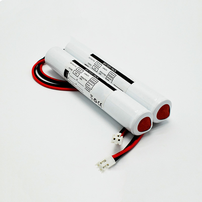 3.6 V C2500mAh แบตเตอรี่ไฟทางออกฉุกเฉิน NiCd 71g Stick Pack Battery