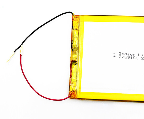 2769101 ไฟฉุกเฉินแบตเตอรี่ลิเธียมไอออน 2400mAh 3.7V Polymer Cell
