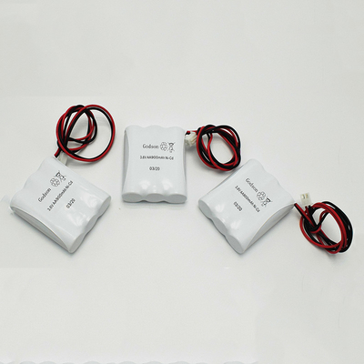 แบตเตอรี่ไฟทางออกฉุกเฉิน Aa900mah JST XHP 2P NiCd Battery