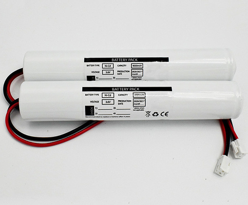Ni Cd แบตเตอรี่แบบชาร์จได้ D4000mAh 3.6V Cycle Life แบตเตอรี่
