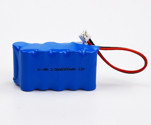ชุดแบตเตอรี่ไฟทางออกอุณหภูมิสูง Ni MH 2 3AAA 300mAh 12V