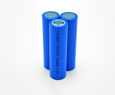 แบตเตอรี่ไฟทางออกแบบชาร์จไฟได้ IFR 18650 3.2V 3C 1600mAh แบตเตอรี่ลิเธียม